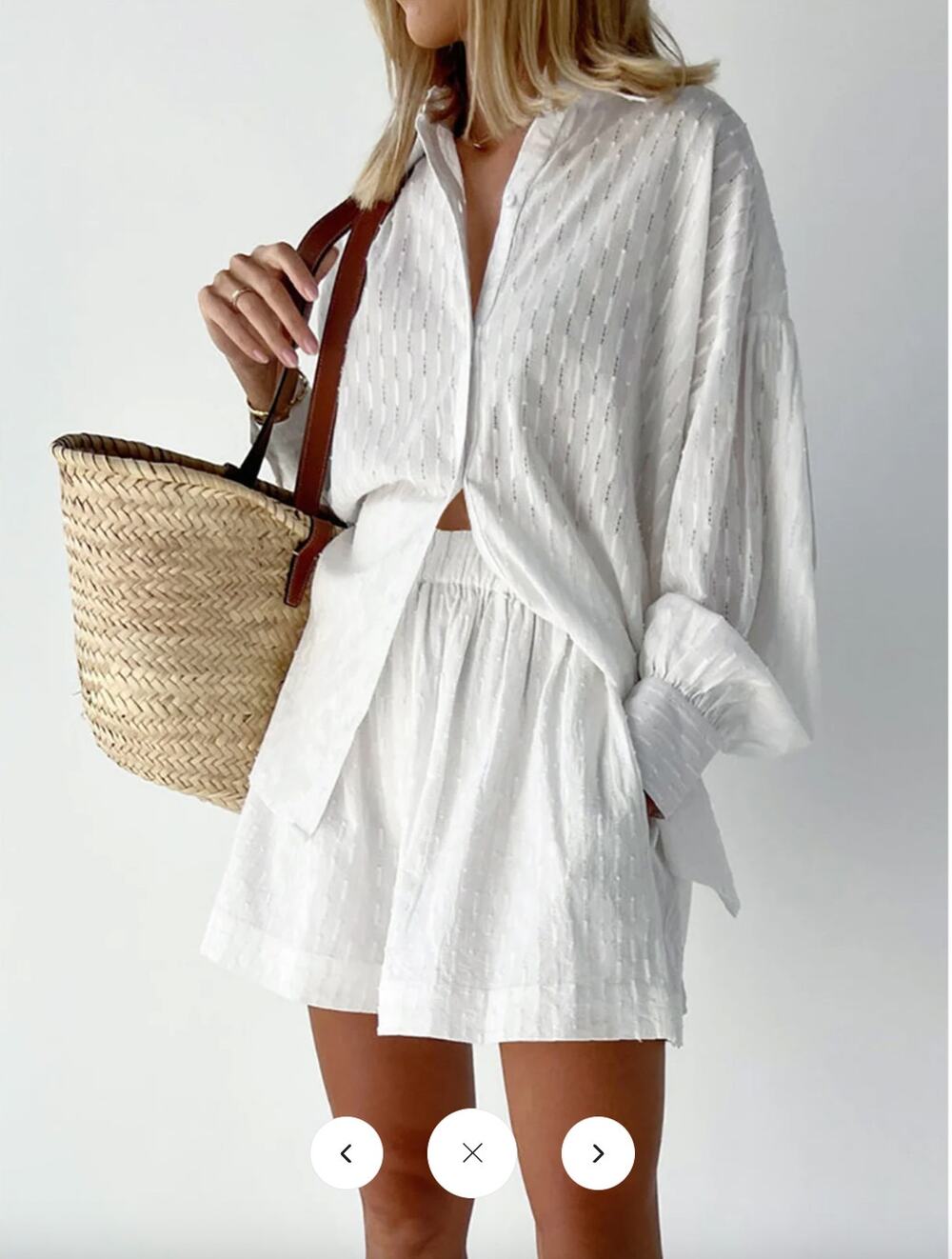 NWT Commense Utility Cover Up Two Piece Shorts Set Sz XL